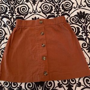 BURNT ORANGE SKIRT